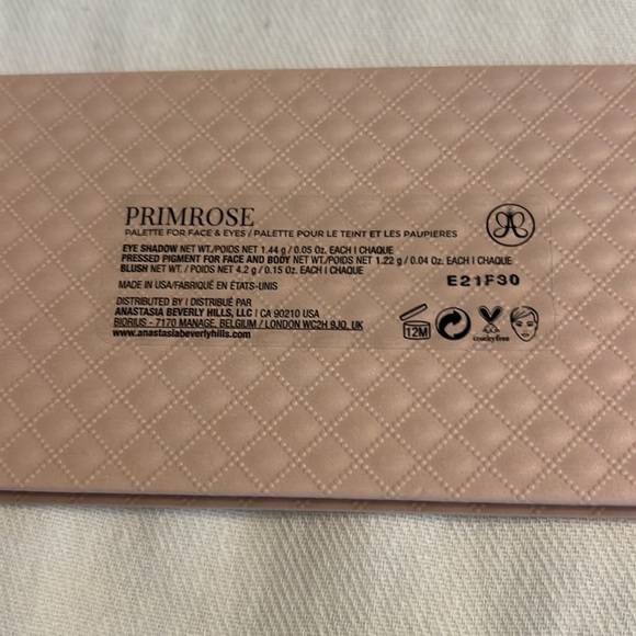 Anastasia All-in-One Palette PRIMROSE FOR FACE AND EYES - Picture 3 of 4